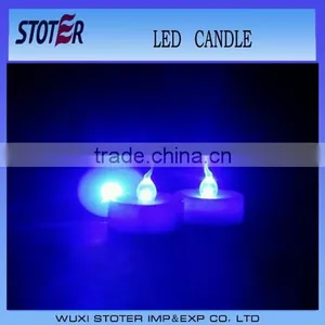Blue Color LED Candle With Moving Flame thumbnail-1