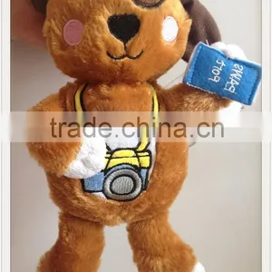 Funny Dog With Camera Plush Pet Toy thumbnail-1