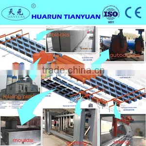 TOP Quality Fully Automatic Aac Autoclaved Aerated Light Weight Concrete Block Machine for Sales - TIANYUAN BRAND thumbnail-1