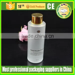 Empty 50ml Triangle Shape Cosmetic Glass Lotion Bottles With Pump Dispenser thumbnail-3