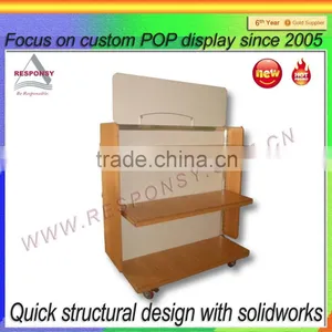 Heavy Duty Style Supermarket Rack Wood&metal Grocery Store Display Racks thumbnail-1