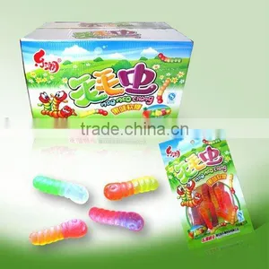 Halal Fruit Gummy Worm Soft Candy thumbnail-1
