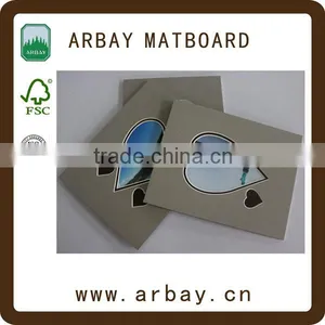 Promotional Gifts 11x14 Heart Shapes Paper Photo White Matt Board thumbnail-3