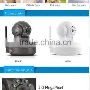 HD P2P Smart Home 1MP IP Wifi IP Camera thumbnail-3