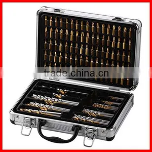 135pc Drill & Driver Bits With Aluminium Case thumbnail-1