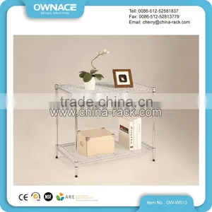 Household Chrome Metal Retail Wire Shelving Display thumbnail-1