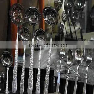 Wholesale Stainless Steel Flatware Spoon Knife and Forks Sets Stainless Steel Utensils thumbnail-6