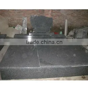 Dark Grey Granite Gravestone thumbnail-1