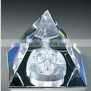 Transparent Crystal Pyramids Carved Manufacturer Crystal Pyramids thumbnail-2