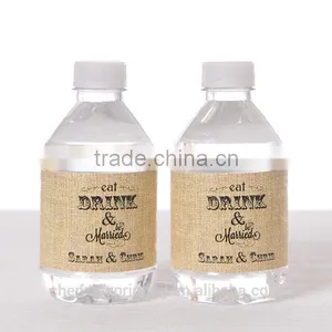 Customized Party Sticker Label Plastic Water Bottle Label thumbnail-2