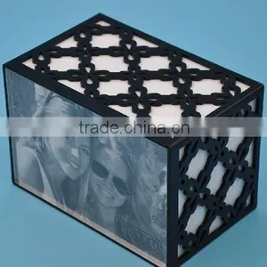 Acrylic Photo Frame With Fashion LED Light Power Shenzhen Factory Acrylid Frame in Black thumbnail-2