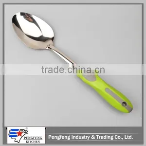 PP Handle Stainless Steel Kitchen Spoon thumbnail-2