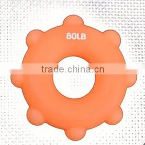Newest Wholesale High Quality Exercise Equipment Colorful Eco-friendly Silicone Massage Gripping Ring thumbnail-2