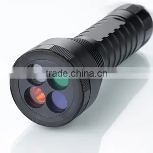 Ningbo JELO Powerful XPE R2 Green Blue Red White 4 Color Torch Tactical Flashlight thumbnail-3
