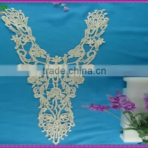 Dresses Guipure Lace Textile Embroidered Machine Embroidery Lace Collar for Garment thumbnail-1
