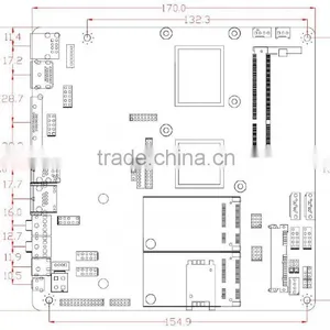 Industrial Embedded Mini - ITX VWM-M19 Motherboard thumbnail-4