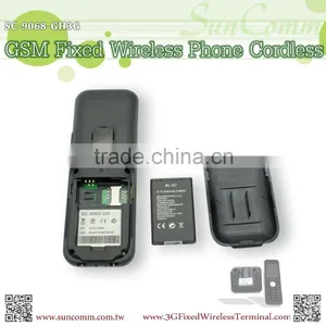 SC-9068-GH3G WCDMA GSM Handset Cordless Phone With Bluetooth, Dock Power Charger,Color TFT LCD Display thumbnail-1