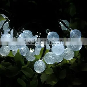 Christmas New Solar Bubble Ball Lamp String Rechargeable 30LED Christmas Lights thumbnail-3