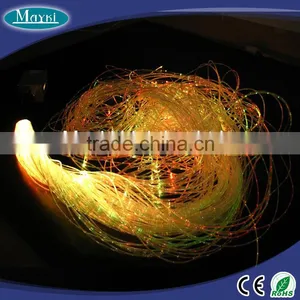Transparent PVC Protection 3*1.0mm Fluorescent Fiber Optic Cable for Fiber Lamp Using thumbnail-5