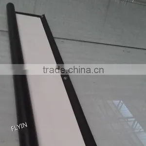100 Inch 16:9 Ratio Manual Fabric Projection Screen Projector Screen thumbnail-6