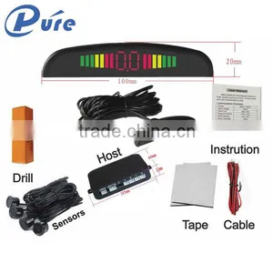 Factory Direct Price Car Parking Sensor System 4 Sensor LCD/Digital LED OEM Parking Sensor thumbnail-1