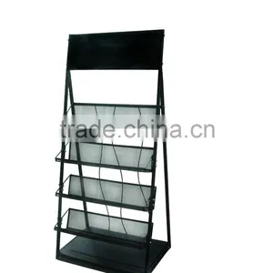 Custom Shopping Mall Pop Cosmetics Floor Metal Displays Rack thumbnail-1