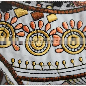 New Design Embroidered Necklace, Ethnic Colourful Embroidered Collar. Women's Garment Collar thumbnail-3