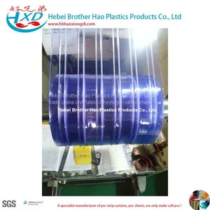 Normal Temperature Transparent 3mm Thickness Vinyl Plastic PVC Curtain Strip Door Rolls thumbnail-4