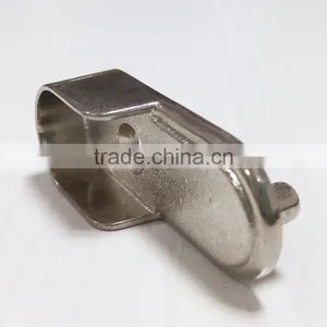 Nickel Plated Hanging Rail Wardrobe Tube Bracket Holder thumbnail-5