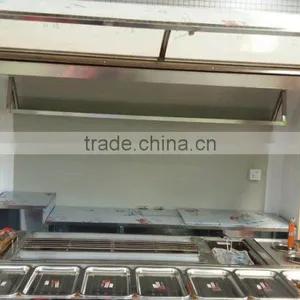 Outdoor Retail Vending Street Mobile Breakfast Small Stainles Steel Fast Food Trailer thumbnail-5