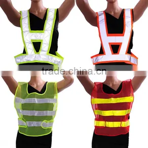 Hot Sale Red/Yellow High Visibility Reflective Conspicuity Vest Warning Safety Working Clothes thumbnail-1