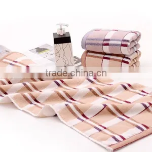 2015 Wholesame Fashion Design China Bath Microfiber Towels Check Face Towels thumbnail-5