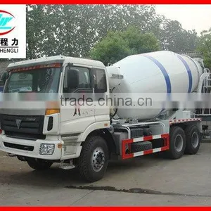 FOTON Auman 4x2 Concrete Mixer Truck With 10M3 Tanker Mixer Truck for Sale thumbnail-1