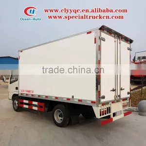 3 TON Dongfeng DFAC 4x2 Food Refrigerator Van Truck for Sale thumbnail-2