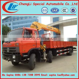 Truck With Crane,12~16 Crane, 6x4 Driven Sytem,truck With Arm Crane thumbnail-1