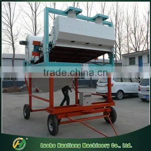 High Efficiency Cheap Movable Vibrating Sieve With Air Separator for Sale thumbnail-2