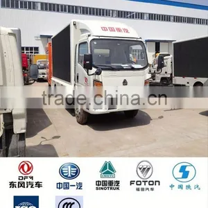 HOWO LED Advertising Truck,4x2 Mobile Truck Led tv Screen thumbnail-4