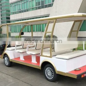 Factory Direct Sale Good Quality Resort Tourist Electric Bus thumbnail-4