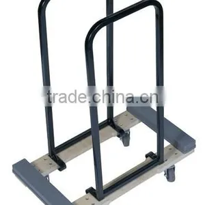 Panel Cart With 3 Uprights , 6 x2 " Swivel Heavy Duty Casters ,and Wood Deck Covered With Carpet thumbnail-5