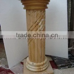 BEAUTIFUL TEAKWOOD MARBLE PEDESTALS thumbnail-1