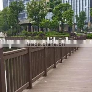 Artistic Waterproof Wpc Fence Railing Trellis for the Garden thumbnail-2