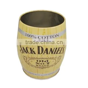 Custom Bucket-shaped Wood-printing Metal Tin thumbnail-1
