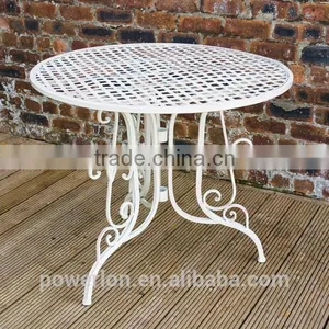 4 Seat Table Set Wrought Iron Outdoor Furniture thumbnail-3