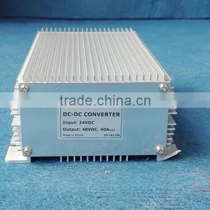 2000W 24v to 48v 40a Waterproof Boost /step up Dc-dc Power Converter thumbnail-1
