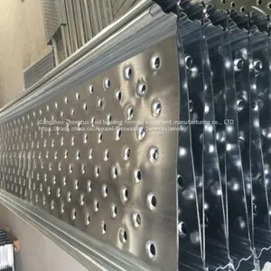 Professional Punched Stainless Steel Scaffolding Ladder Plank Machine thumbnail-4