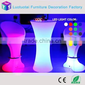 2015 New Design Modern 42'' High-grade Led Bar Stool High Back Wing Chair LED Light Stool Chair LTT-BS04 thumbnail-5