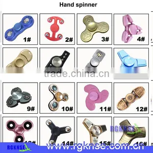2017 New Design Hight Quality Relieve Stress ABS+stainless Steel Hand Wind Fidget Spinner Toys thumbnail-3