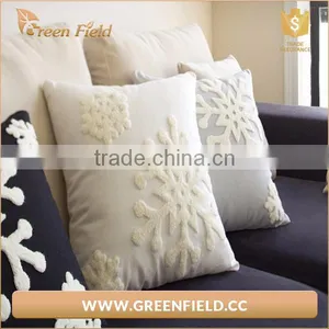 Snowflake Printed Pillow Cover, Christmas Cushion Covers thumbnail-1