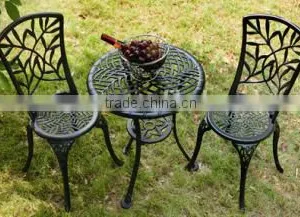 SIGMA Cast Aluminum Outdoor Furniture 2 Chairs Sets Small Patio Table And Chairs thumbnail-2