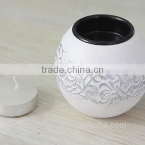 Wholesale Round Resin Candle Holder thumbnail-4